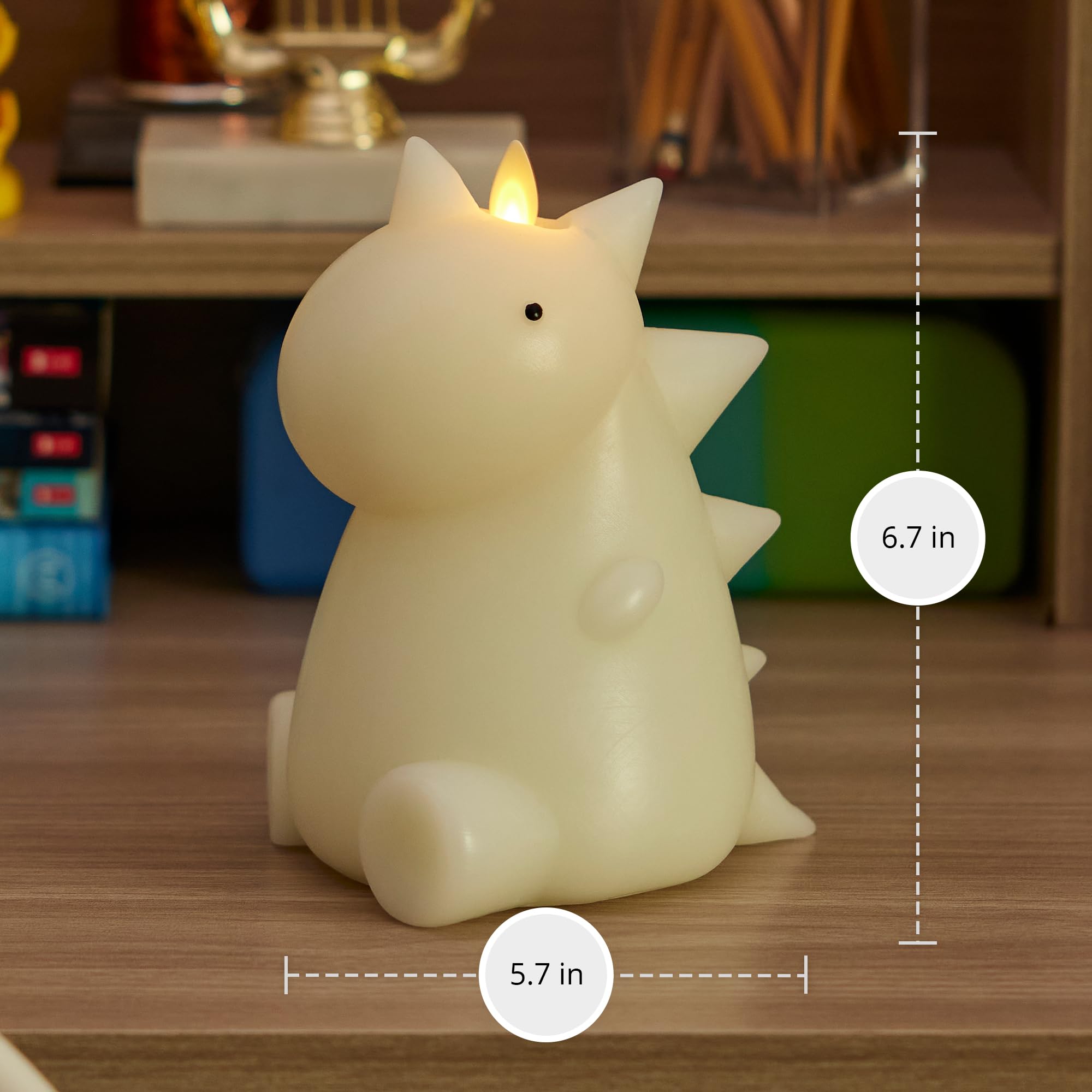 Amazon.com: Luminara Flameless Dinosaur Figural Color Changing LED
